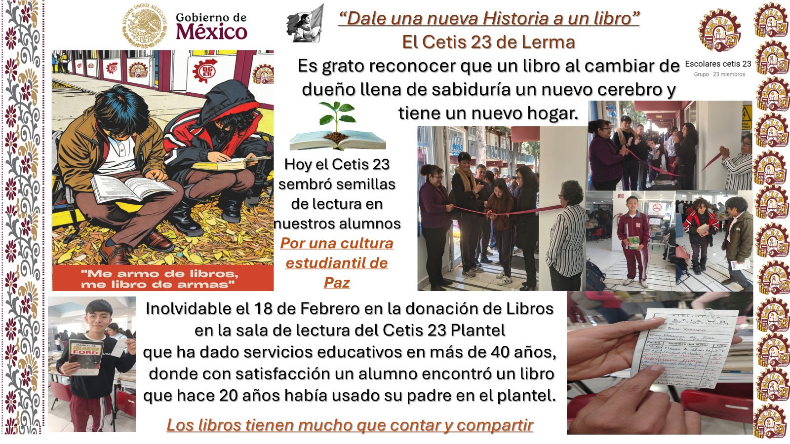 Donación de Libros para una Nueva Vida