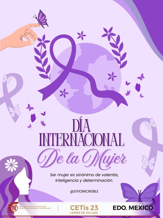 🌸 El 8 de Marzo celebramos el Día Internacional de la Mujer🌸