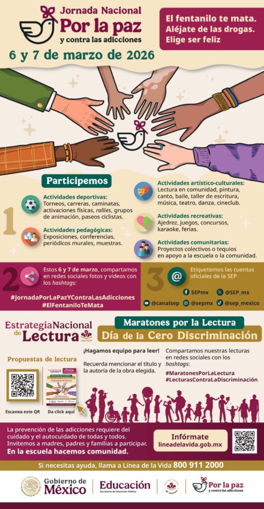 🕊️✨ **Jornada Nacional por la Paz y Contra las Adicciones**