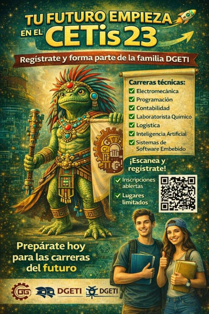 🚀 TU FUTURO EMPIEZA EN EL CETIS 23 📚